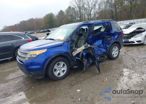 2013 Ford Explorer z USA, uszkodzony, nr VIN 1FM5K8B84DGA10119
